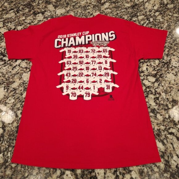 Washington Capitals 2018 Stanley Cup Champions T-Shirt - Picture 2 of 5
